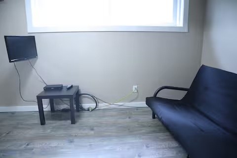 Additional seating area at the furnished basement suite